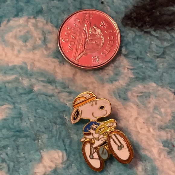 Snoopy Velour❤️Pant XL+Snoopy on bike🚲 pin 1”x.50”+Snoopy mummy magnet 3.25x2.25 - Picture 9 of 17